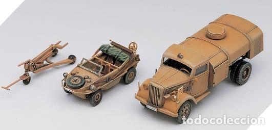 Maquetas: ACADEMY - GERMAN FUEL TRUCK & SCHWIMM WAGEN 1/72 13401