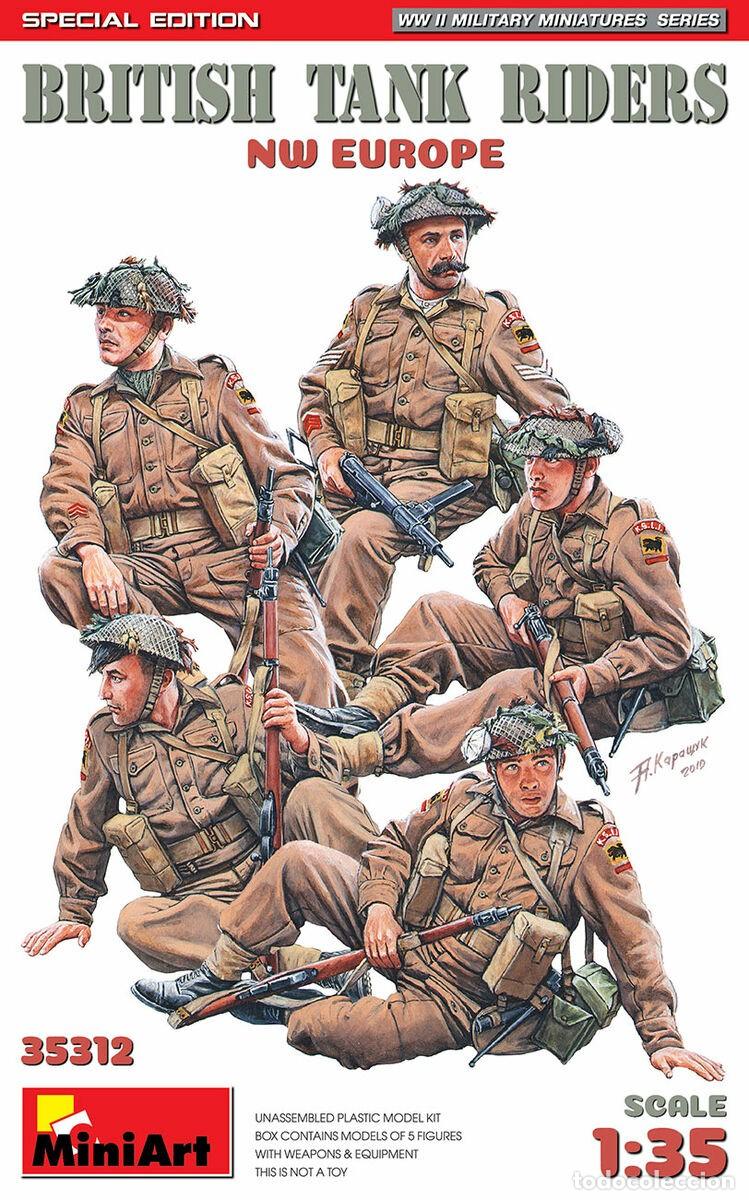 Maquetas: MINIART - British Tank Riders NW Europe Special Edition 1/35 35312