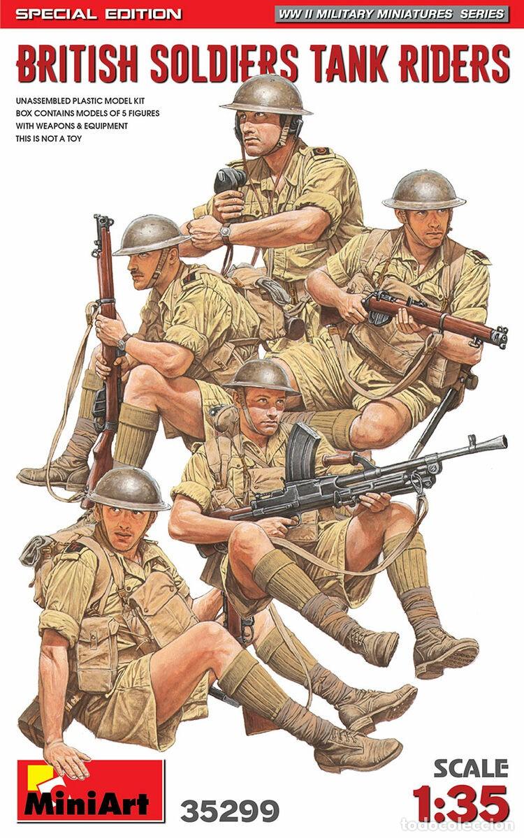Maquetas: MINIART - British Soldiers Tank Riders Special Edition 1/35 35299