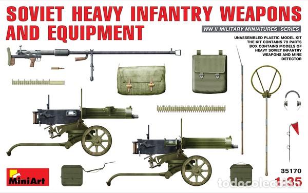 Maquetas: MINIART - Soviet Heavy Infantry Weapons And Equipment 1/35 35170