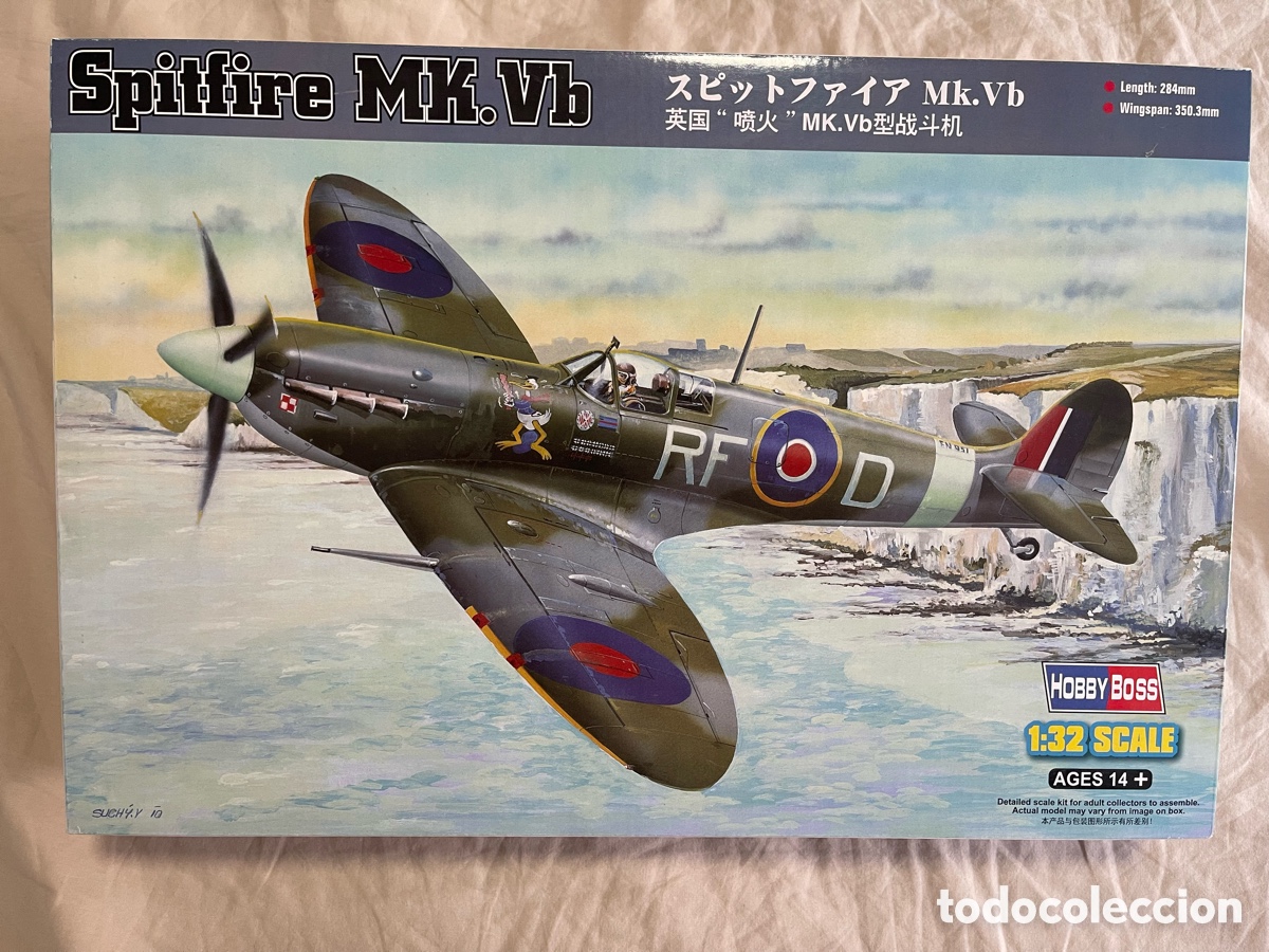 Maquetas: SPITFIRE MK.Vb 1:32 HOBBY BOSS 83205 maqueta avi&oacute;n