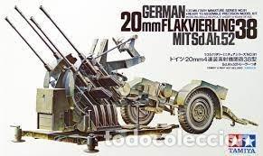Maquetas: TAMIYA - German 20mm Flakvierling 38 Mit Sd.Ah.52 1/35 35091