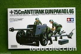 Maquetas: TAMIYA - 7,5cm ANTI&ndash;TANK GUN (PAK40/L46) 1/35 35047