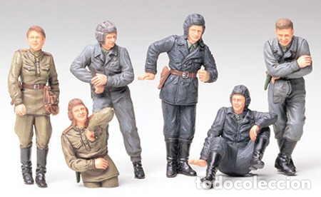 Maquetas: TAMIYA - Russian Army Tank Crew at Rest 1/35 35214