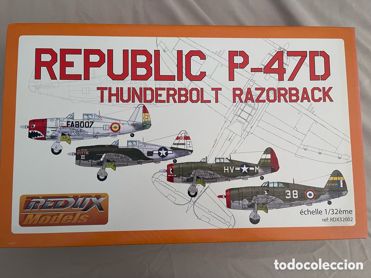 Macchiette: Republic P-47D THUNDERBOLT Razorback 1:32 REDUX Models RDX 32002 maqueta avi&oacute;n