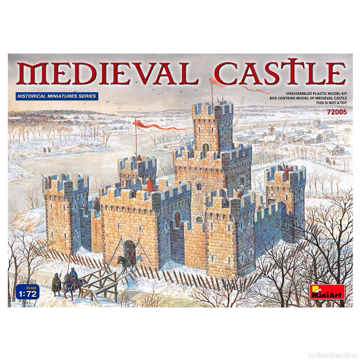 Maquetas: MAQUETA CASTILLO MEDIEVAL ESCALA 1/72 MARCA MINIART CAJA PRECINTADA