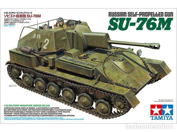 Maquetas: TAMIYA - RUSSIAN SELF-PROPELLED GUN SU-76M 1/35 35348