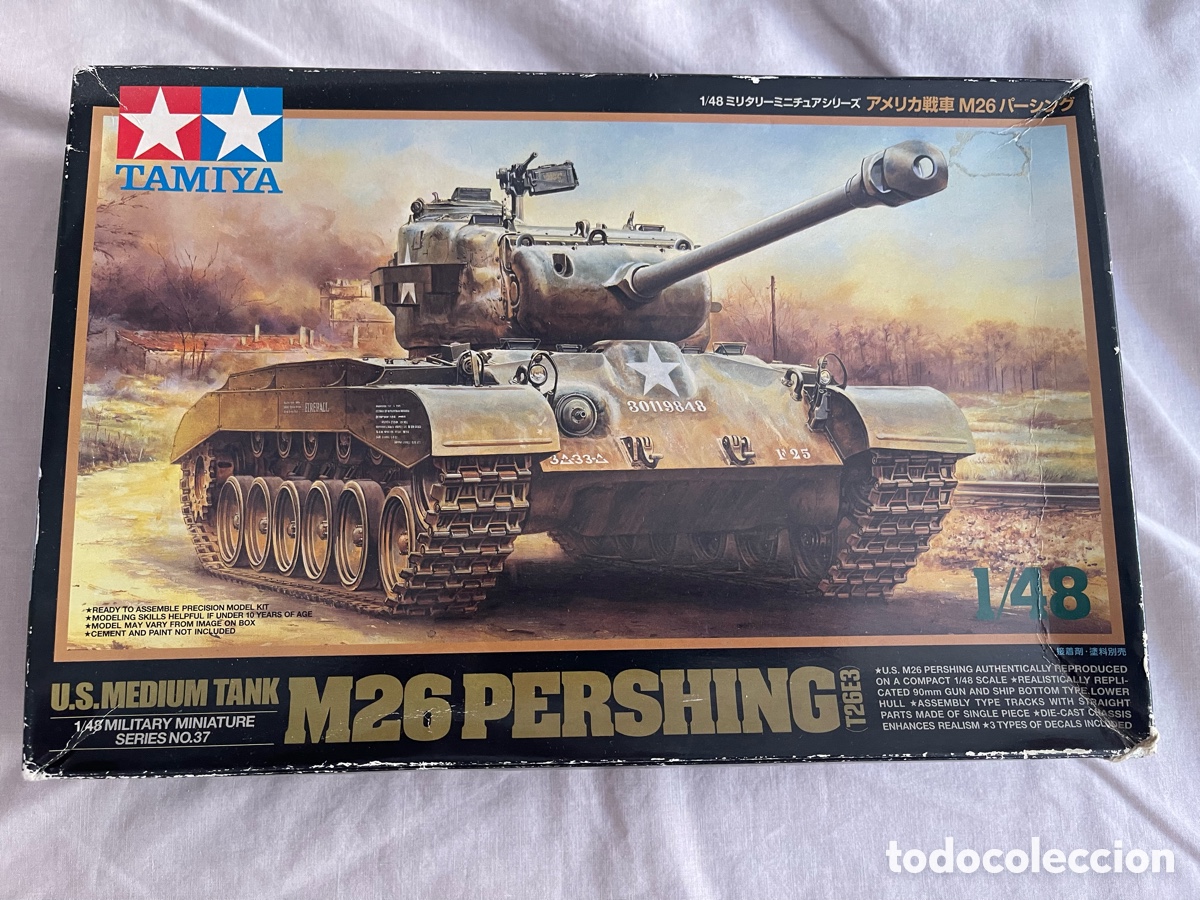 Maquetas: M26 PERSHING EE. UU 1:48 TAMIYA 32537 maqueta tanque carro