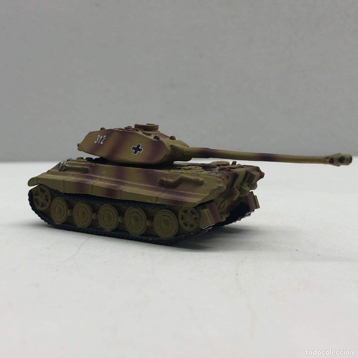 Maquetas: TANQUE ALEM&Aacute;N PANZER VI TIGER II &rdquo;KINGER TIGER&rdquo; - MINIATURA - SEGUNDA GUERRA MUNDIAL - PLOMO / 67