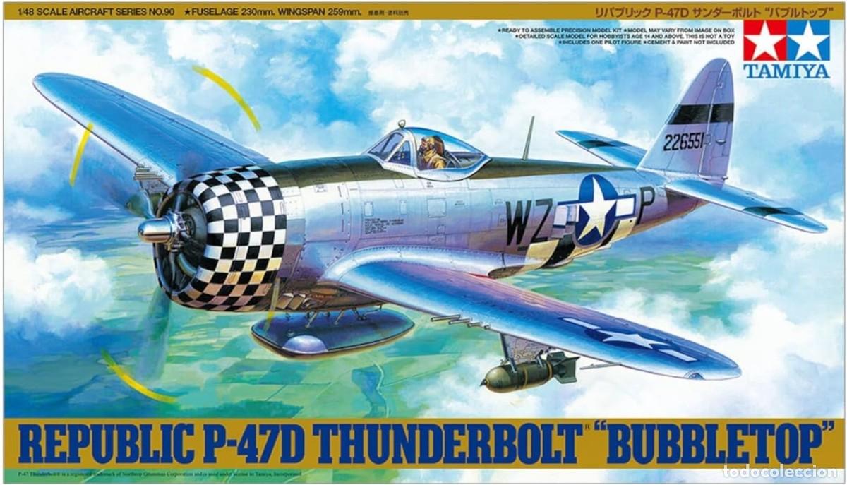 Maquetas: TAMIYA - Republic P-47D Thunderbolt Bubbletop LEER DESCRIPCION 1/35 61090