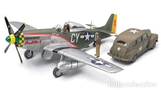 Maquetas: TAMIYA - N.A. P51-D Mustang and Staff Car LEER DESCRIPCION 1/35 89732