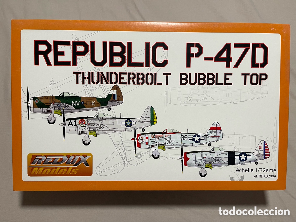 Maquetas: REPUBLIC P-47D THUNDERBOLT BUBBLE TOP 1:32 REDUX Models (TRUMPETER) 32004 maqueta avi&oacute;n