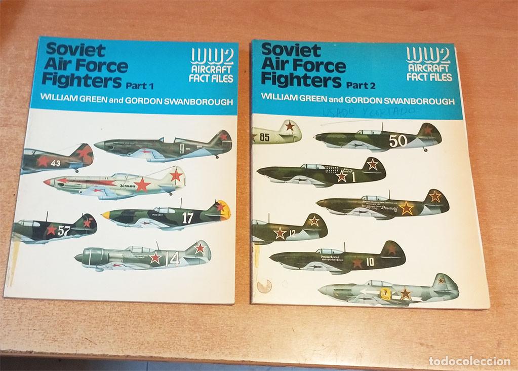 Maquetas: Lote de 2 Libros Cazas de la Fuerza A&eacute;rea Sovi&eacute;tica 1 y 2 (en ingl&eacute;s)