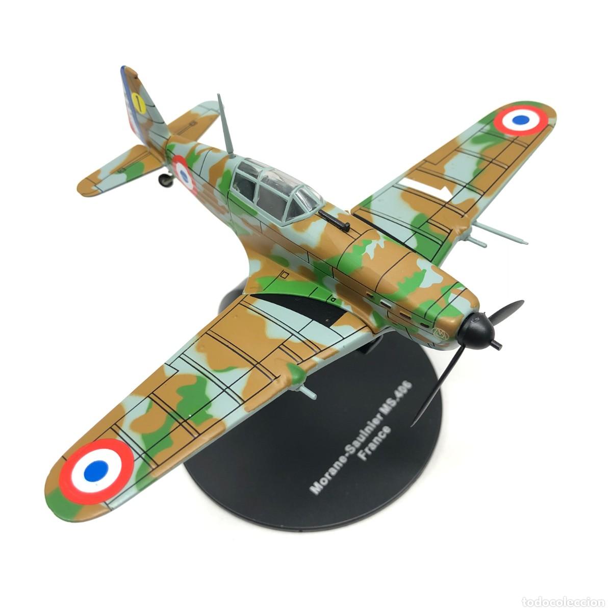 Maquetas: MORANE-SAULNIER MS.406 FRANCE - ESCALA 1:72 - ALTAYA - AVIONES DE PLOMO / 155
