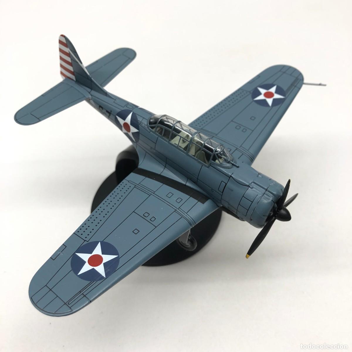 Maquetas: DOUGLAS SBD-3 DAUNTLESS USA - ESCALA 1:72 - ALTAYA - AVIONES DE PLOMO / 157