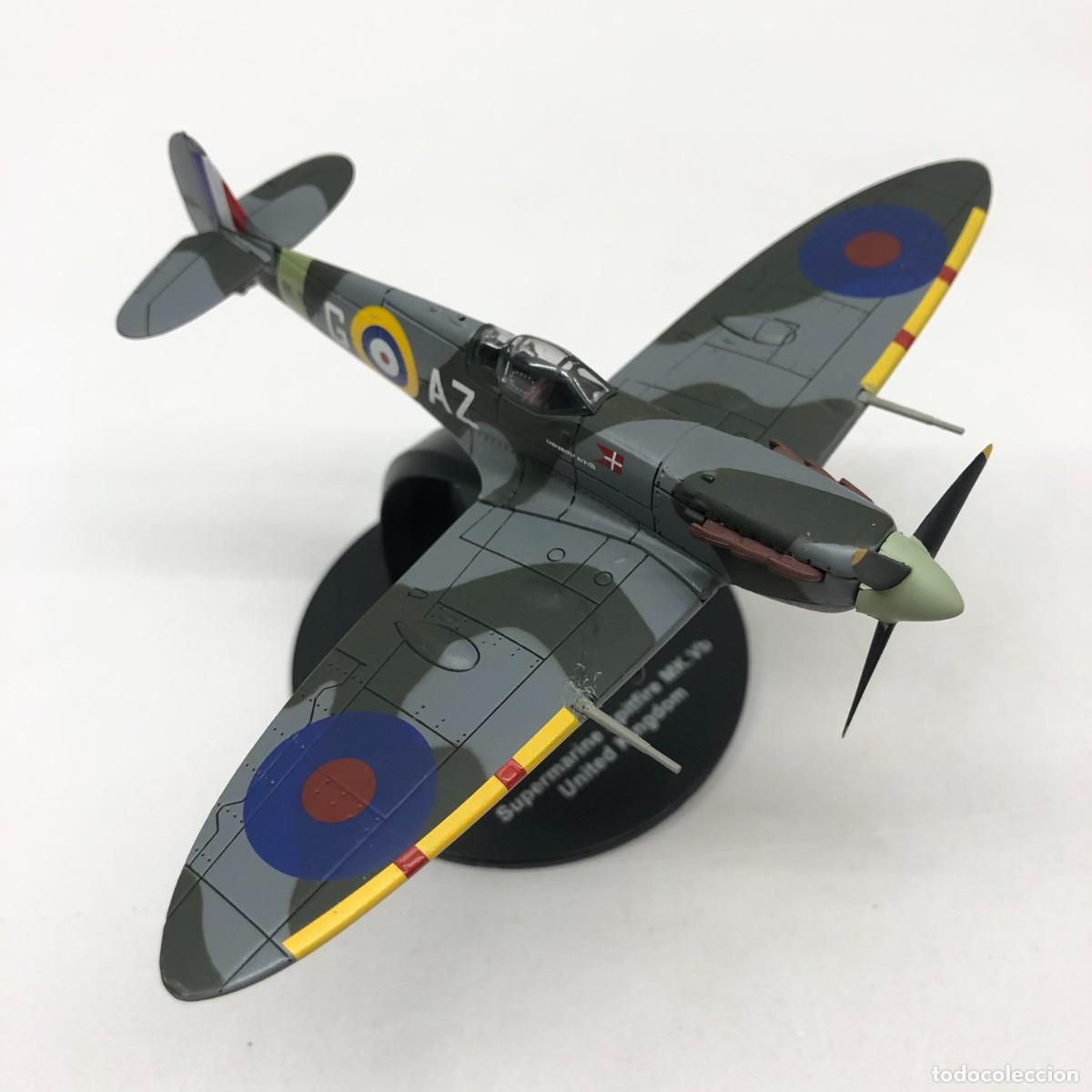 Maquetas: SUPERMARINE SPITFIRE MK. VB UNITED KINGDOM - ESCALA 1:72 - ALTAYA - AVIONES DE PLOMO / 158