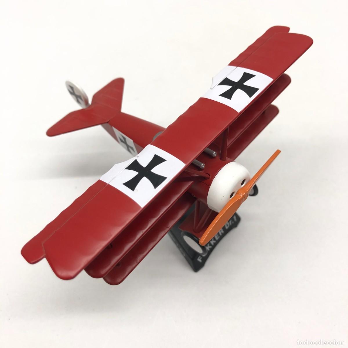 Maquetas: FOKKER DR. 1 - ESCALA 1:63 - DEL PRADO - DIE CAST - AVIONES DE PLOMO / 160