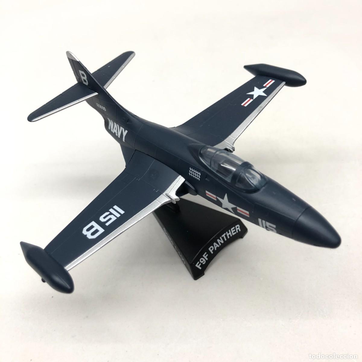 Maquetas: F9F PANTHER - ESCALA 1:100 - DEL PRADO - DIE CAST - AVIONES DE PLOMO / 161