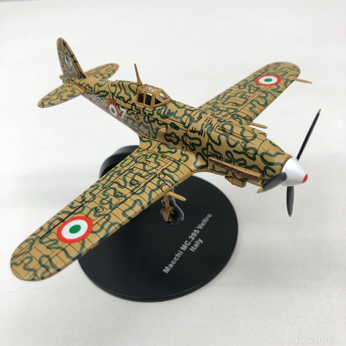 Maquetas: MACCHI MC.205 VELTRO - ITALY - ESCALA 1:72 - AVIONES DE PLOMO / 172
