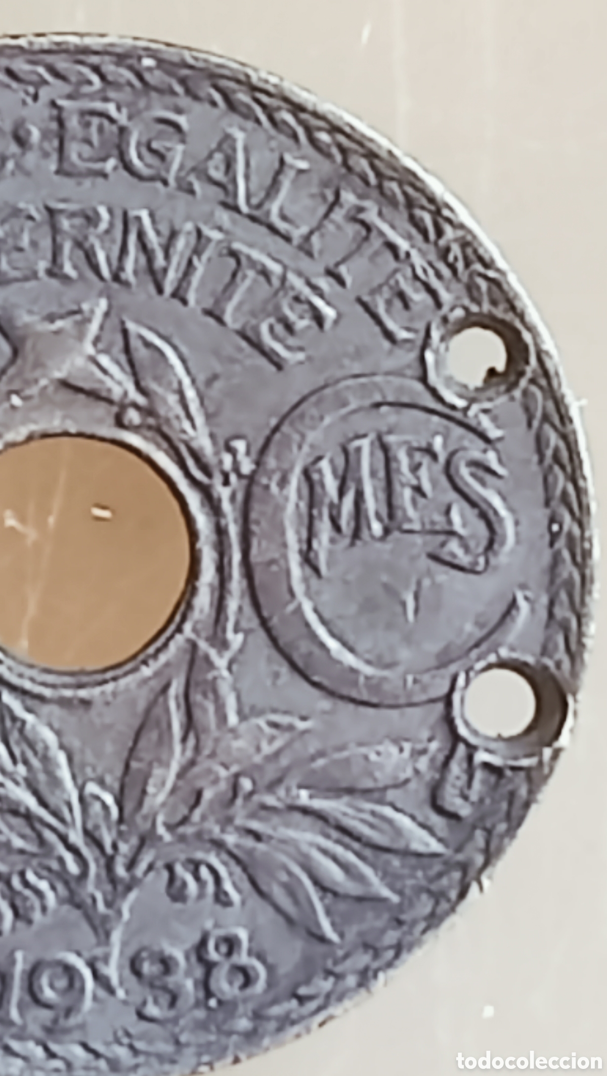 Maquetas: Moneda Boton de Guerra Francia(1938) - Foto 5