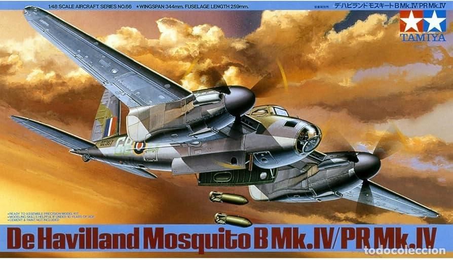 Maquetas: TAMIYA - De Havilland Mosquito B Mk.IV/PR Mk.IV LEER DESCRIPCION 1/35 61066