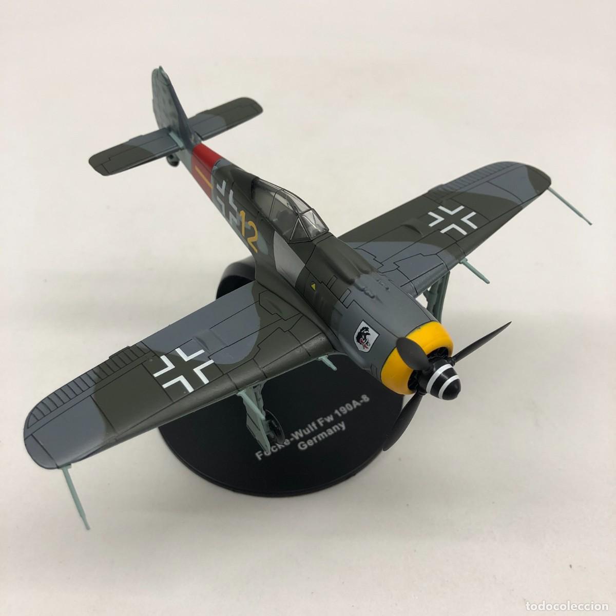 Maquetas: FOCKE-WULF FW 190A-8 - GERMANY - ESCALA 1:72 - AVIONES DE PLOMO / 221