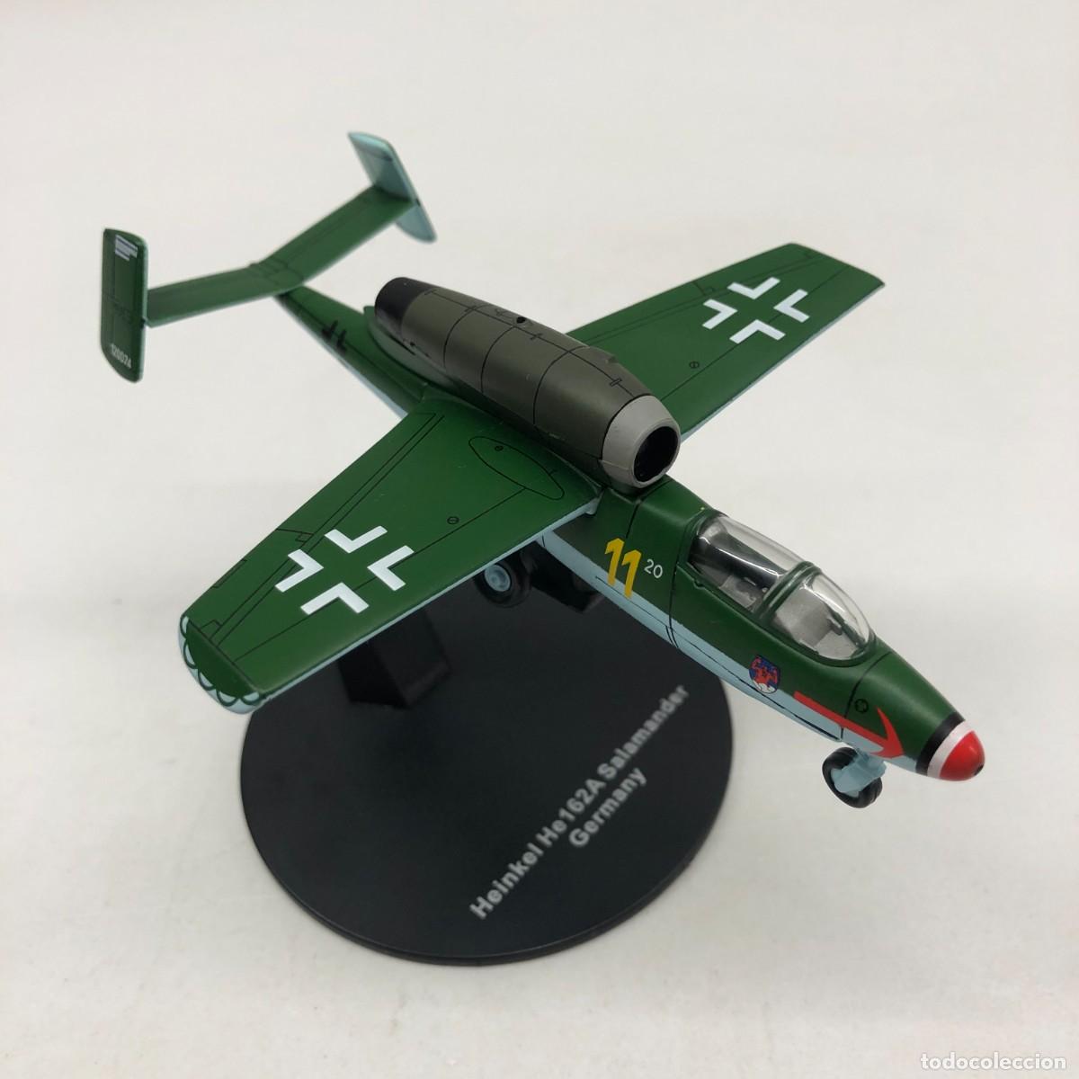 Maquetas: HEINKEL HE162A SALAMANDER - GERMANY - ESCALA 1:72 - AVIONES DE PLOMO / 222