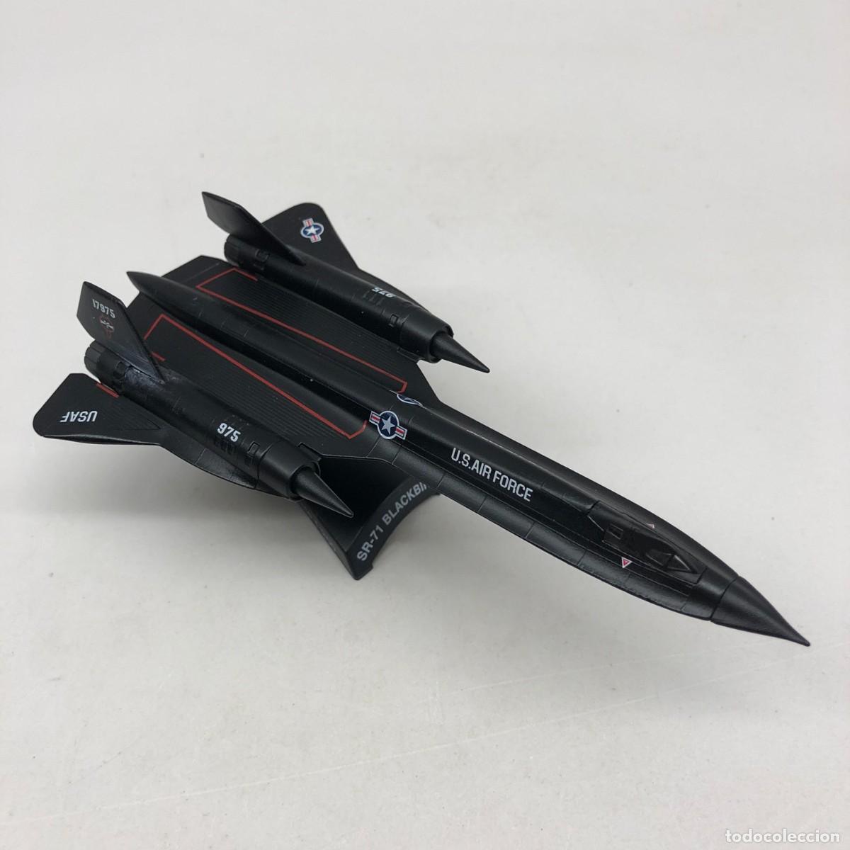 Maquetas: SR-71 BLACKBIRD - U.S. AIR FORCE - ESCALA 1:200 - AVIONES DE PLOMO / 227