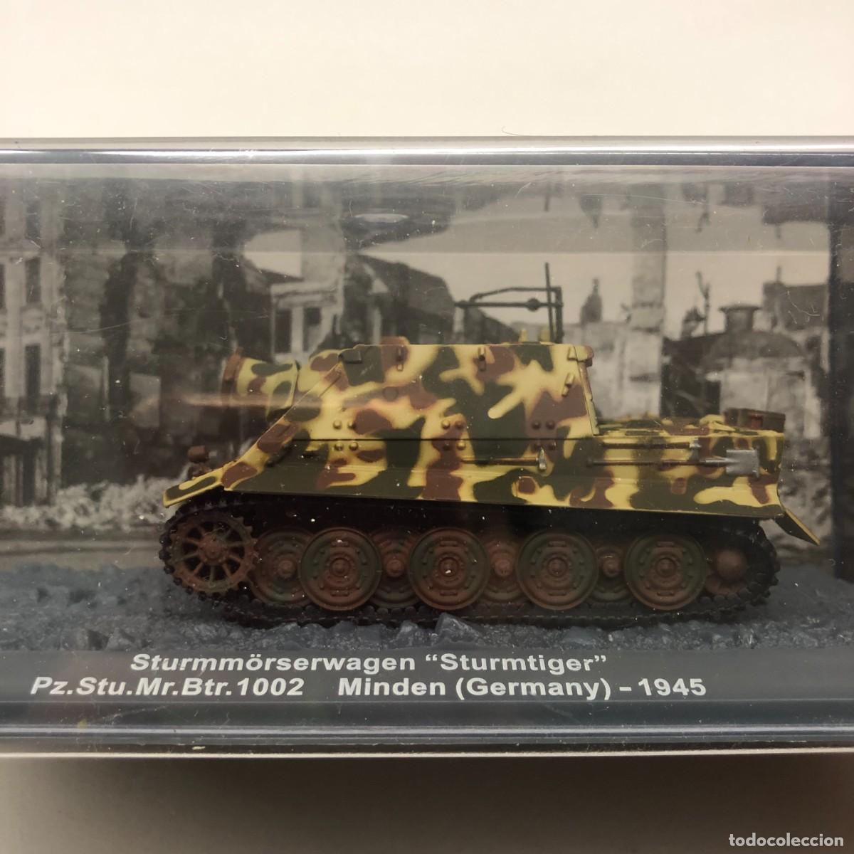 Maquetas: TANQUE MILITAR - STURMM&Ouml;RSERWAGEN STURMTIGER - PZ. STU. MR. BTR. 10002 - MINDEN - GERMANY 1945 / 238