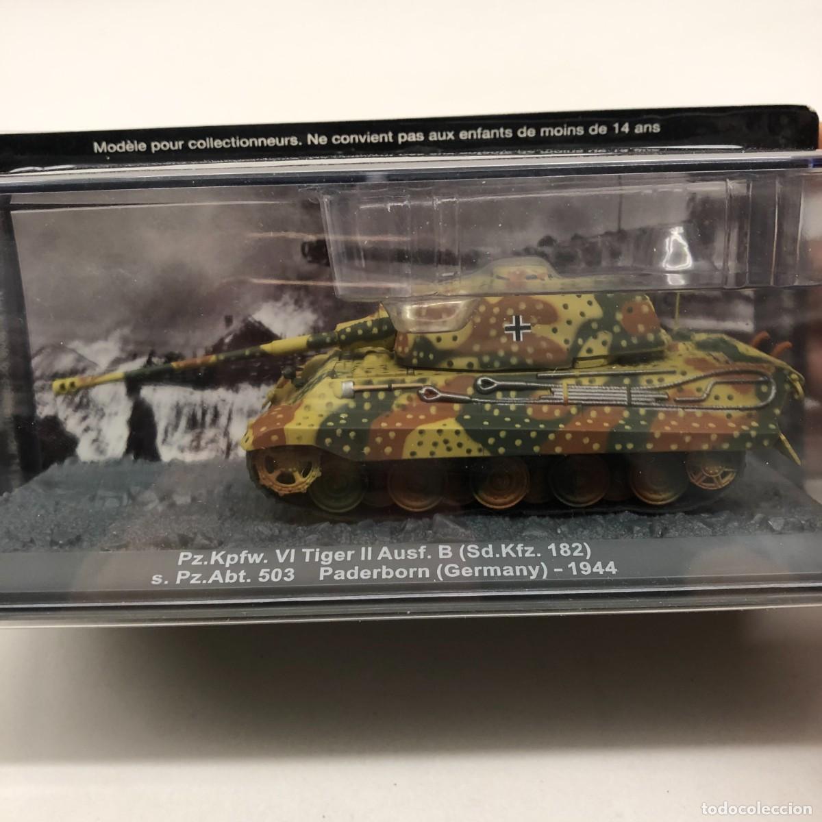 Maquetas: TANQUE MILITAR - PZ.KPFW. VI TIGER II AUSF. B (SD.KFZ. 182) S. PZ.ABT. 503 - PADERBORN 1944 / 242