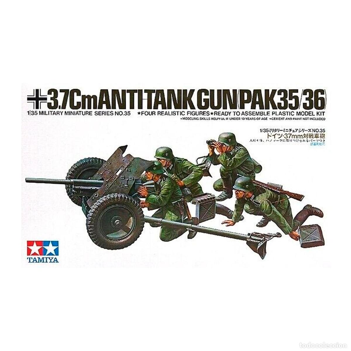 Maquetas: Maqueta Tamiya Escala 1/35 German 37mm Anti-Tank Gun