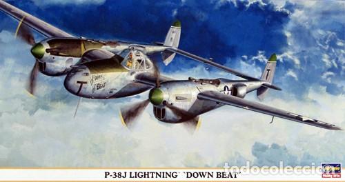 Maquetas: HASEGAWA - P-38J Lightning Down Beat 1/48 09604