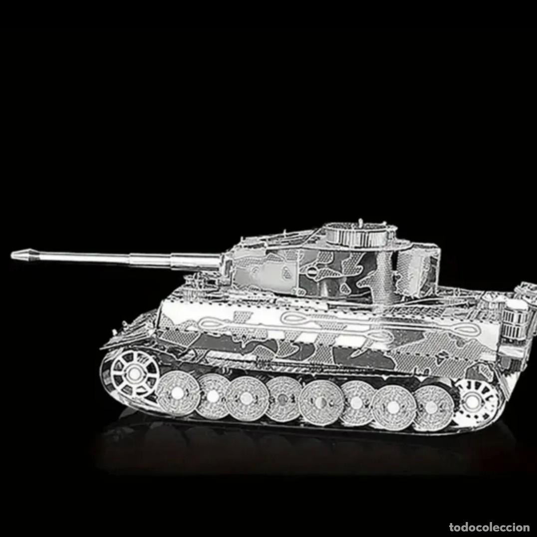 Maquetas: MAQUETA DE TANQUE TIGER I EN ACERO 3D PARA MONTAR SIN PEGAMENTO