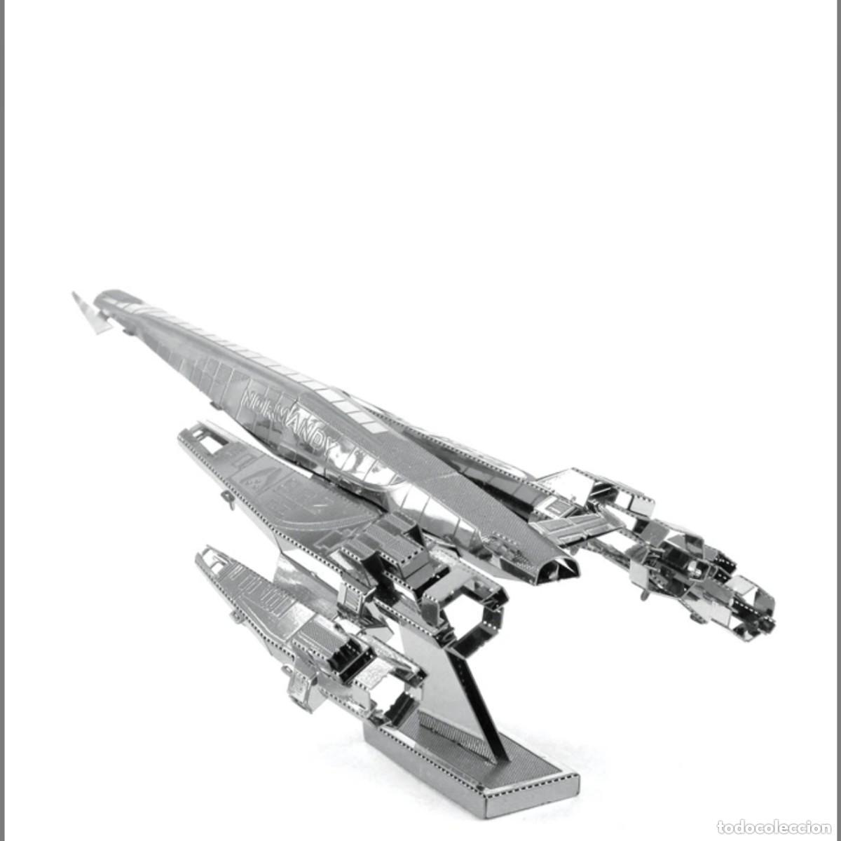 Maquetas: MAQUETA DE LA NAVE ESPACIAL SSR NORMANDY EN ACERO 3D PARA MONTAR SIN PEGAMENTO