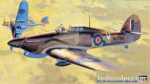 Maquetas: HASEGAWA - Hawker Hurricane MK.IIB LEER DESCRIPCION 1/48 09066 JT66