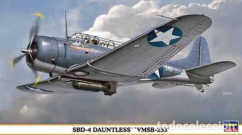 Maquetas: HASEGAWA - SBD-4 Dauntless VMSB-233 1/48 09835