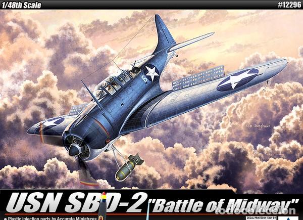Maquetas: ACADEMY - USN SBD-2 [Battle of Midway] leer descripcion 1/48 12296