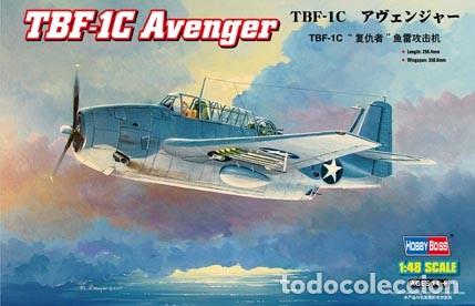 Maquetas: HOBBY BOSS - TBF-1C Avenger leer descripcion 1/48 80314