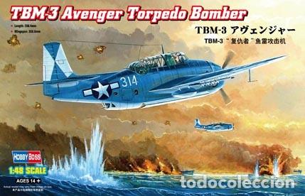 Maquetas: HOBBY BOSS - TBM-3 Avenger Torpedo Bomber 1/48 80325