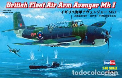 Maquetas: HOBBY BOSS - British Fleet Air Arm Avenger Mk 1 LEER DECRIPCION 1/48 80331