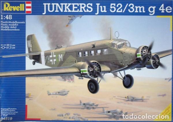 Maquetas: REVELL - JUNKERS Ju 52 /3m g 4e LEER DESCRIPCION 1/48 09519
