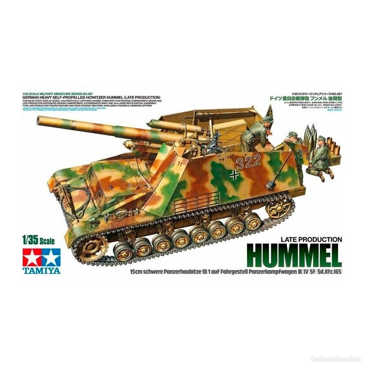 Maquetas: Maqueta TAMIYA Escala 1/35 Howitzer Hummel Late Production