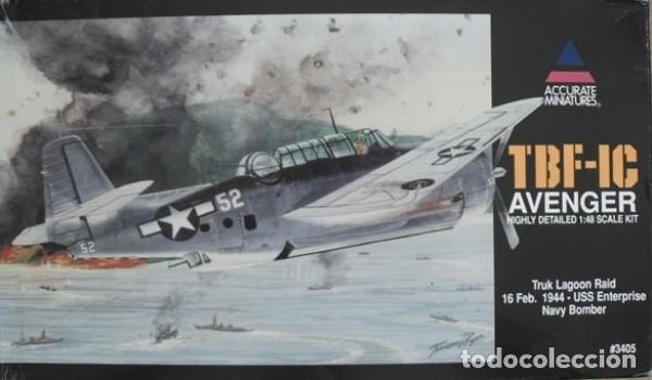 Maquetas: ACCURATE MINIATURES -TBF-1C AVENGER TRUK LAGOON LEER DESCRIPCION 1/48 3405