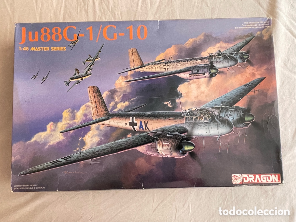 Maquetas: JUNKERS Ju-88 G-1/G-10 Nightfighter 1:48 DRAGON 5521 maqueta avi&oacute;n