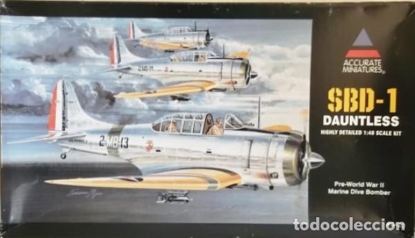 Maquetas: ACCURATE MINIATURES - SBD-1 DAUNTLESS LEER DESCRIPCION 1/48 3420