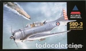 Maquetas: ACCURATE MINIATURES - SBD-3 Dauntless LEER DESCRIPCION 1/48 3411