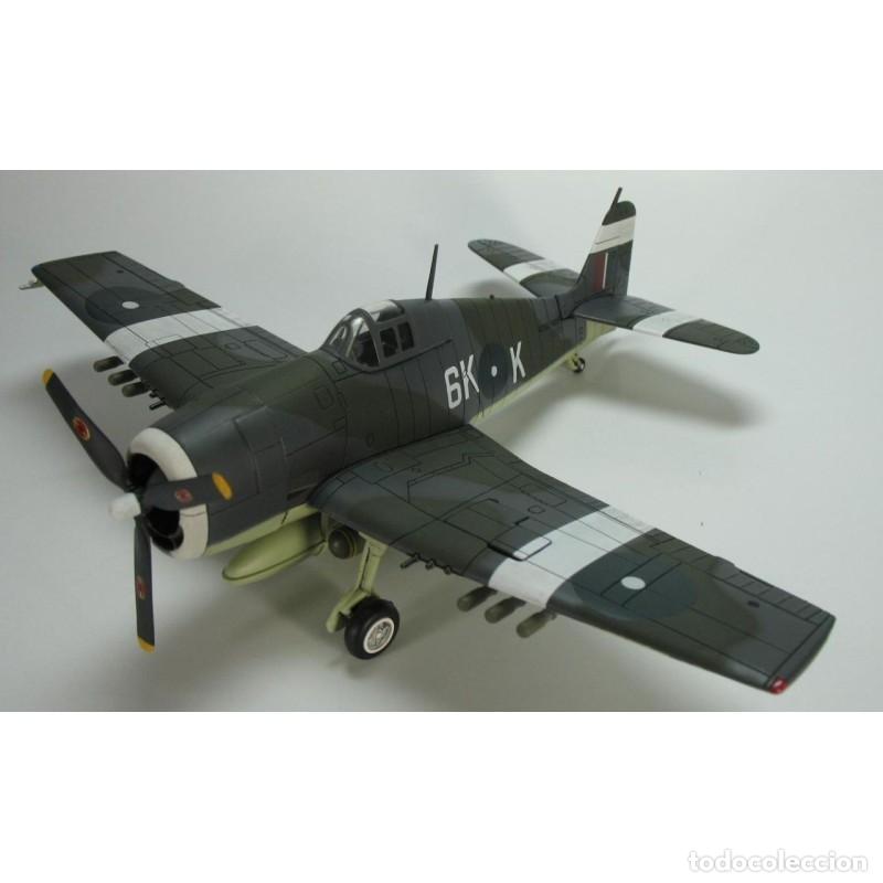 Maquetas: Hobby Master 1:72 Air Power Series HA1102 Grumman F6F Hellcat Modelo Diecast RNFAA No.804 NAS, 1945