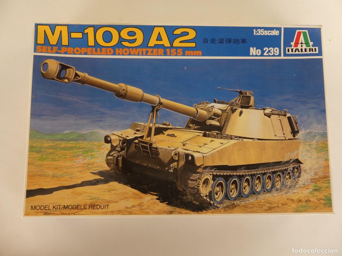 Macchiette: KIT MAQUETA M-109&ordf;2 SELF PROPELLEDMHOWITXER 155MM ESCALA 1: 35 DE ITALERI CON CAJA