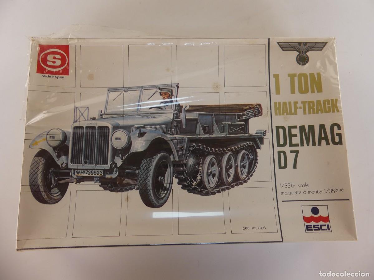 Models: KIT DE ESCALA 1/35 1 TON HALF TRACK DEMAG D7 DE ESCI