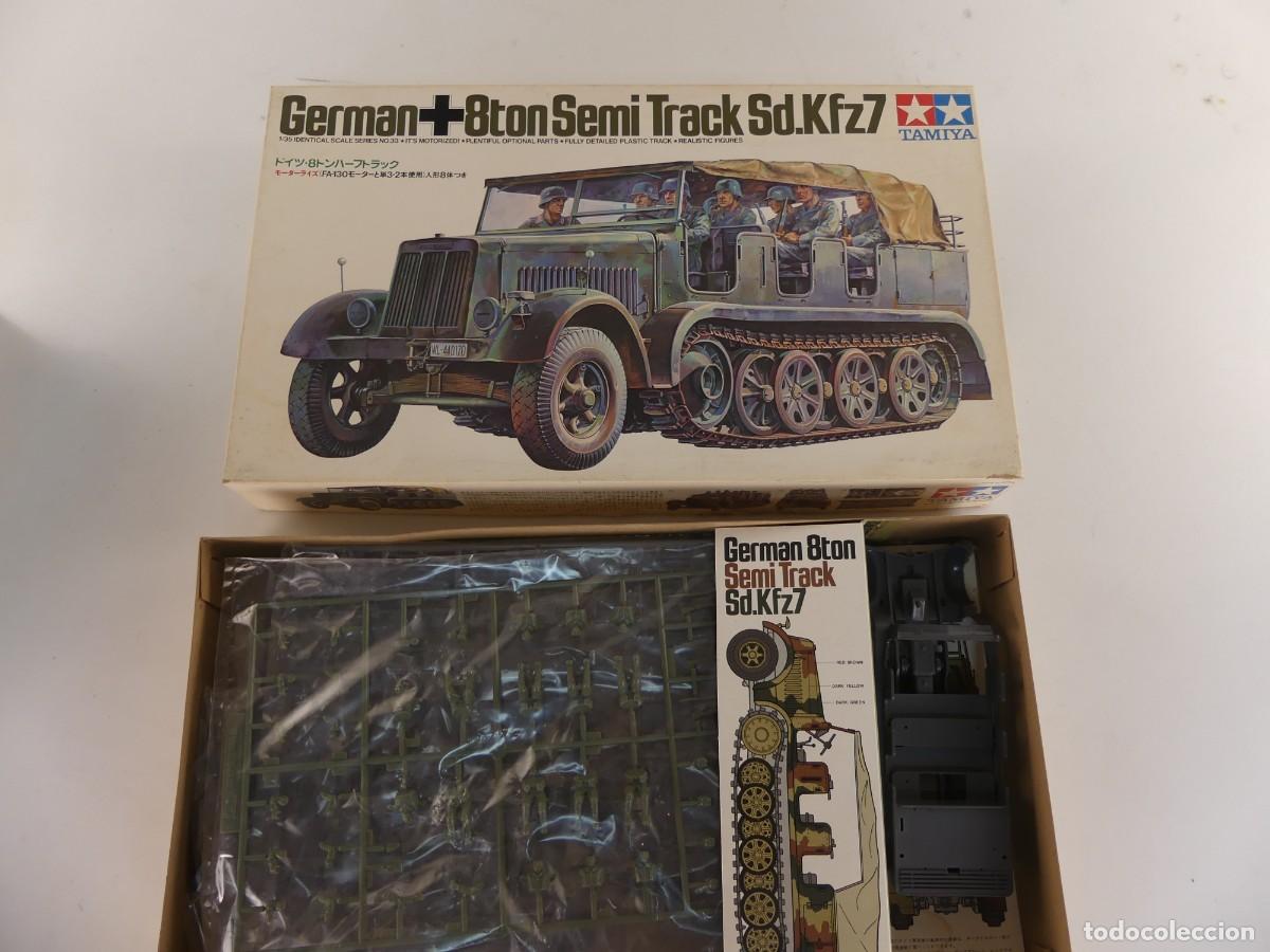 Maquetas: KIT MAQUETA DE ESCALA 1/35 &ndash; GERMAN 8 TON SEMI TRACK SDKFZ 7 DE TAMIYA